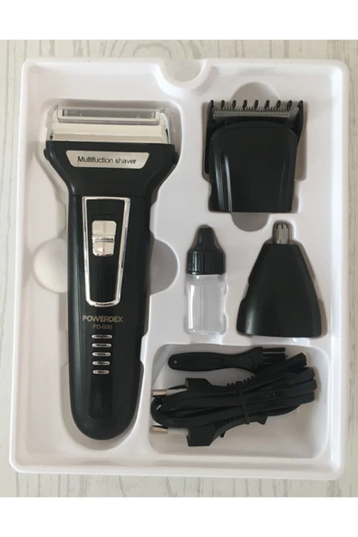 powerdex Traş Seti Erkek Saç Sakal 3 Pd-600 3 Lü Ayrı Bıçak Değiştirebilme - Aynı Gün Bedava Kargo - Resim 4