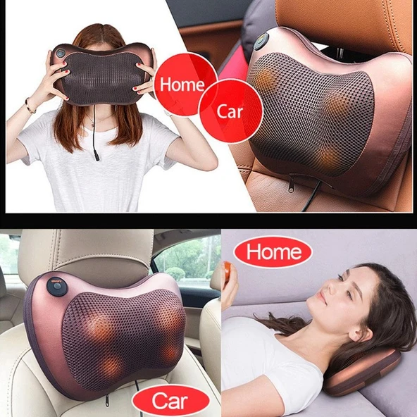 Car Home Ovmalı Masaj Yastığı, Araç Boyun Masaj Aleti-Findit - Resim 2