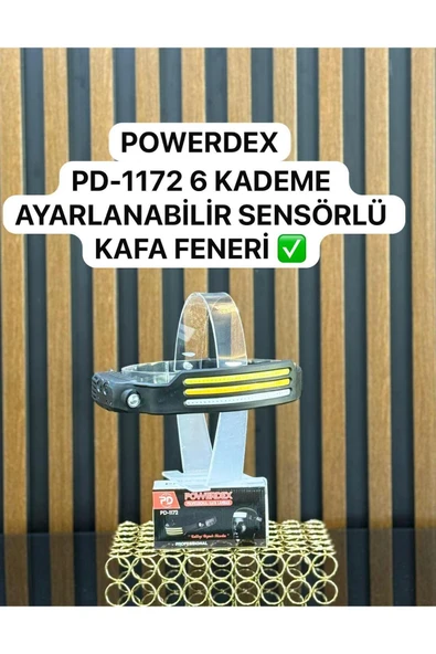 powerdex Profesyonel Kafa Lambası Led Ampul Modern Tasarım Pd-1172 ürün görseli 1