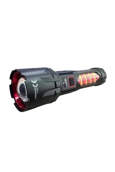 powerdex PD-8800 Zoomlu Şarjlı Profesyonel Avcı El Feneri 20W 2000 Lümen ürün görseli 1