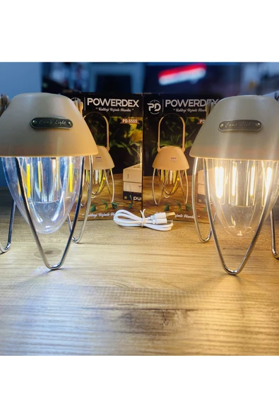 powerdex Prorfosyonel Kamp Lambası Şık Tasarım 3 Modlu Işık-pd-5555 ürün görseli 1