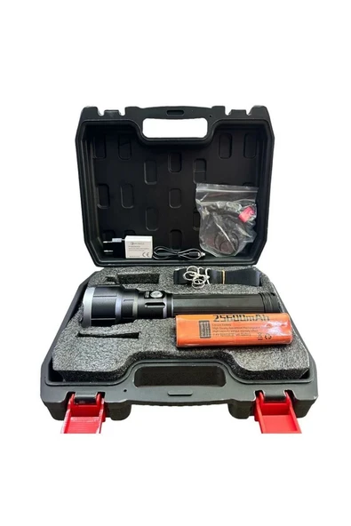 powerdex Pd-13000 55 Watt 5500 Lümen Profesyonel Büyük Şarjlı El Feneri - Resim 4