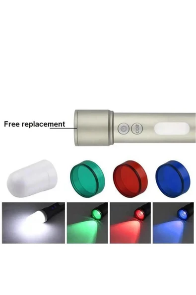 powerdex PD-3900 Ultra Parlak COB Led 9 Modlu Askılı Şarjlı El Feneri - Resim 4