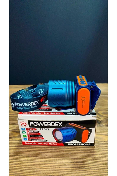 powerdex PD-1472 50 Watt 2200 Lümen Profesyonel Kafa Lambası - Resim 3