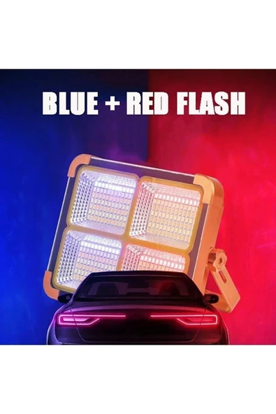 powerdex Taşınabilir Çalışma Ve Kamp Işığı, Güneş Enerjili, 100 W Profesyonel Kamp Çadır Feneri Pd-6060 - Resim 7