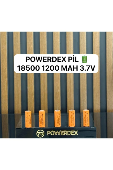 powerdex Pd-18500 1200mah 3.7v Orijinal Pil Pd-5007 Ve Pd-7007 Uyumludur. ürün görseli 1