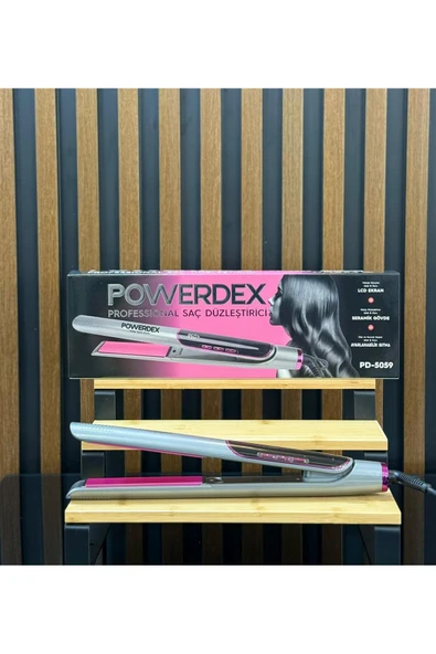 powerdex Pd 5059 Saç Düzleştirici  Sağlıklı Hızlı ve Etkili Şekillendirme - Resim 2