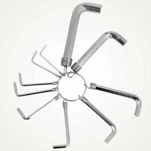 Allen Anahtar Takım Altı Köşeli 10 Parça Alyan-Findit - Resim 5