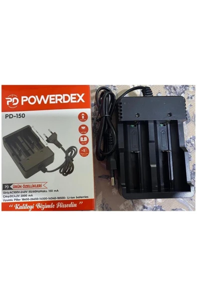 powerdex Li-ion Led Göstergeli Pil Şarj Cihazı - Resim 2