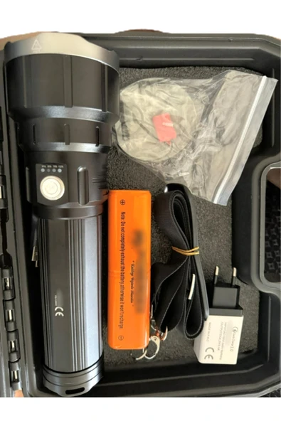 İYİSİYOK 55w Şarjlı El Feneri Tip Büyüteç Camlı Pd-13000 Profesyonel Büyük Fener 5500 Lümen - Resim 4