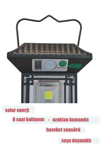 meltobe PD-730 Güneş Enerjili Kamp Lambası - Resim 2