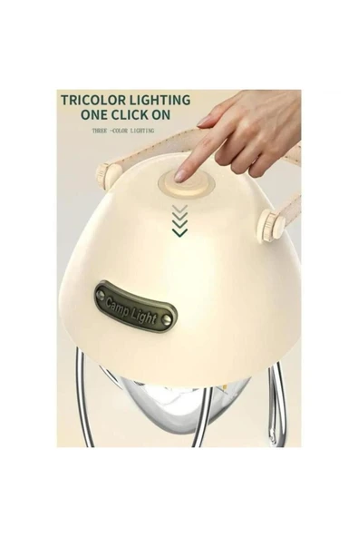 powerdex Retro Dekoratif Taşınabilir Ledli Kamp Feneri PD-5555 - Resim 6