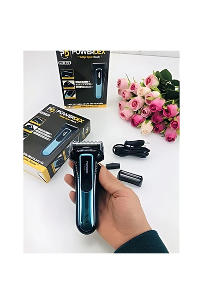 powerdex Pd-200 Profesyonel Şarjlı Günlük Yanak Sakal Tıraş Makinesi Sinekkaydı Tıraş Ve Erkek Bakım - Resim 4