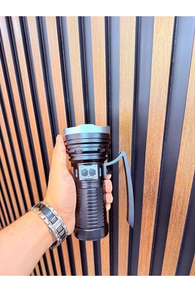 powerdex Avcı Feneri Pd-9900 Su Geçirmez Şarjlı Profesyonel Avcı El Feneri - Resim 3