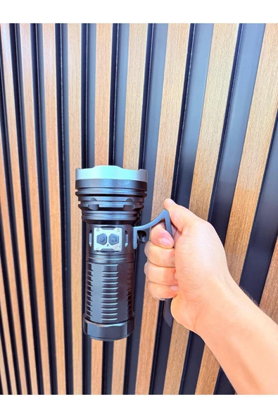 powerdex Avcı Feneri Pd-9900 Su Geçirmez Şarjlı Profesyonel Avcı El Feneri - Resim 4