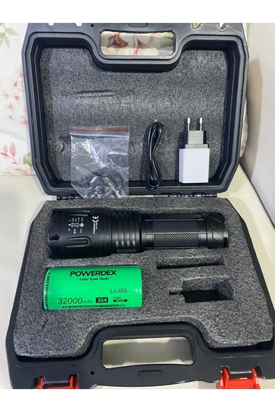 powerdex Pd-15000 Profesyonel Büyük Avcı Feneri 70w 7000 Lümen Zoomlu - Resim 7