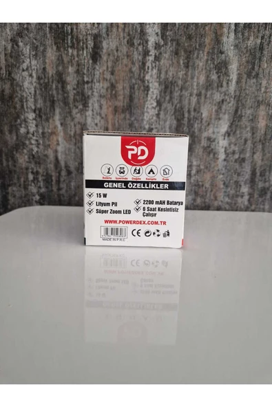 powerdex Pd-2072 15w Zoomlu % Sensörlü Kafa Feneri - Resim 3
