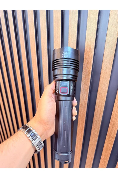 powerdex 50 Watt 5000 Lümen Profesyonel Büyük Şarjlı Avcı El Feneri Pd-12500 - Resim 2