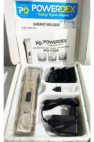 powerdex Profesyonel Saç Ve Sakal Tıraş Makinesi Pd-7200 - Resim 4