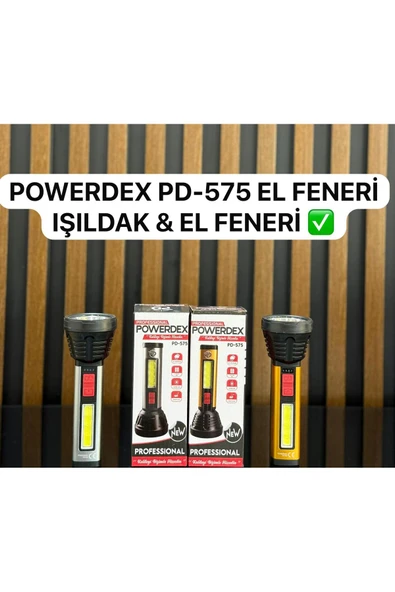 powerdex Pd-575 Profesyonel El Feneri ürün görseli 1
