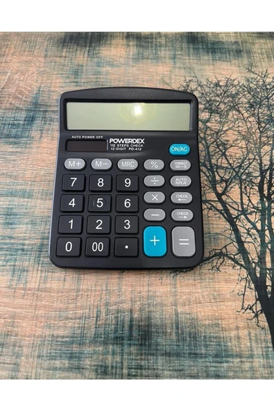 powerdex Pd-412 Masaüstü Hesap Makinası - Resim 3
