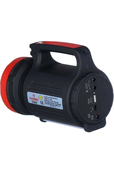 powerdex Pd-8080 Usb Çıkışlı Ledli Şarjlı El Feneri ürün görseli