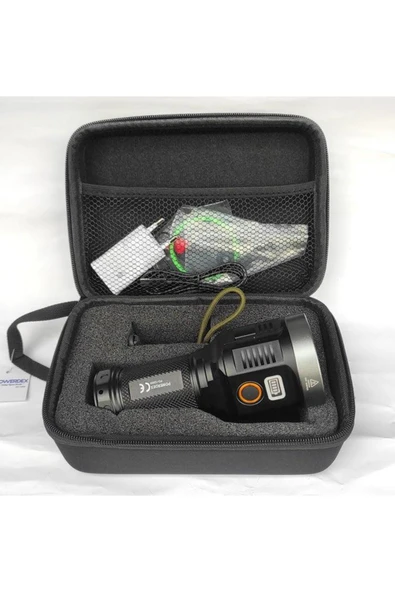 powerdex Pd-12000 Profesyonel Şarjlı Avcı El Feneri 40w 4000 Lümen - Resim 5