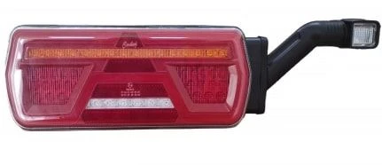 Unıversal Truck Stop Lambası Sag (ucgenli Full Led - Uc İsaretli Amp Soketli) - (12v-24v) Kayar Sinyallı - Cerkez Unvr-996 ürün görseli