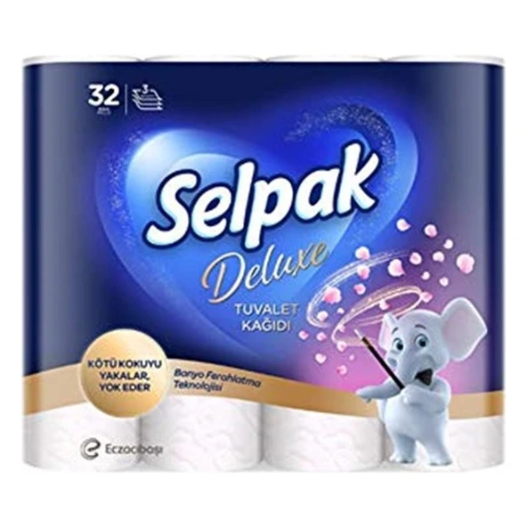 Selpak Deluxe Refresh Tuvalet Kağıdı 32'li