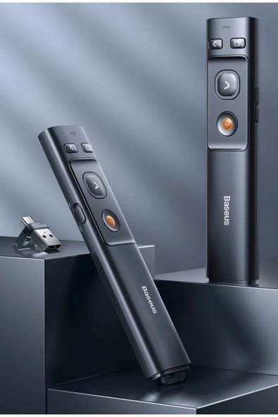 Baseus Lazer Pointer Bluetooth Alıcılı Kablosuz Sunum Cihazı - Resim 8