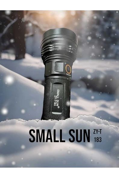 çaymekani Small Sun El Feneri 3000 Lümen Dağcı Avcı El Feneri 1200 Mah ürün görseli 1