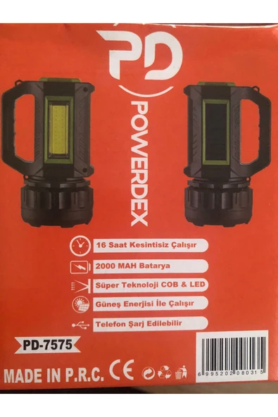 powerdex Pd-7575 El Feneri 10w - Resim 3