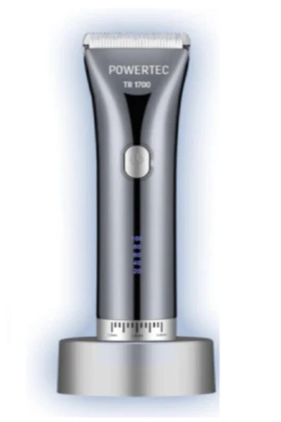 POWERTEC Kablosuz, Şarjlı Profesyonel Saç Sakal Ense Vücut Kesme Düzeltme Tıraş Makinesi Tr-1700 ürün görseli 1