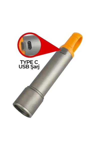 powerdex PD-3900 Çok Fonksiyonlu Zoomlu Şarjlı El Feneri - Resim 5