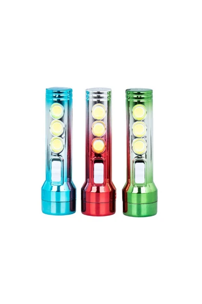 Wellhise PD-105 400 Lümen Şarjlı Ledli El Feneri 2 Modlu Sos ve Cob ürün görseli 1