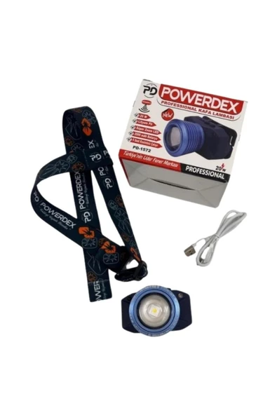 powerdex Pd-1572 Yüksek Kaliteli Süper Zoom Led Kafa Feneri 20w - Resim 2