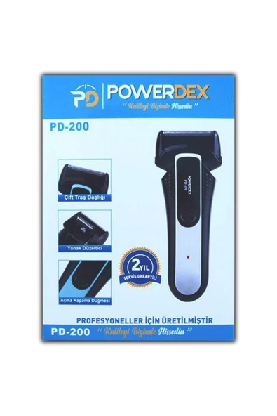 POWERWAY Traş Makinesi Powerdex Pd-200 Yanak Temizleme Makinesi - Resim 3