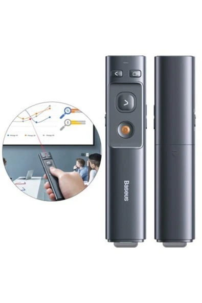 Baseus Lazer Pointer Bluetooth Alıcılı Kablosuz Sunum Cihazı ürün görseli