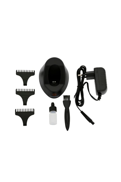 POWERTEC Tr-658 Şarjlı Tıraş Makinesi | Sakal, Ense, Saç Kesim – Profesyonel Seri - Resim 5