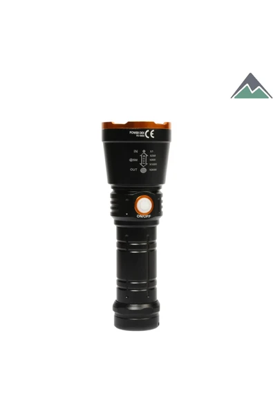 powerdex PD-6682 15Watt Süper LED Profesyonel Şarjlı El Feneri - Resim 3