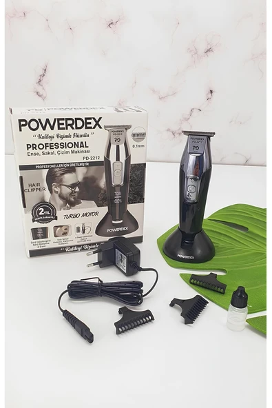 powerdex Pd-2212 Profesyonel Ense Sakal Çizim Traş Makinası ürün görseli 1