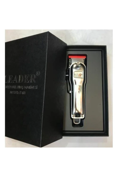 Leader Lt-60 Metal Gövdeli Profesyonel Ayarlanabilir Saç Sakal Traş Makinesi ürün görseli 1