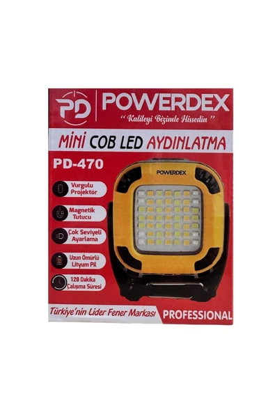 powerdex PD-470 Mıknatıslı Mini Projektör Lamba - Resim 7