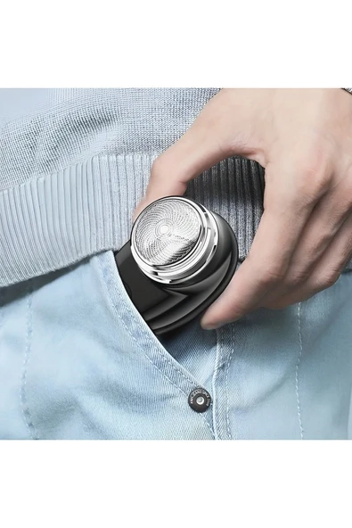 PeraTem PD 1000 Keskin Bıçaklı SIFIR SAKAL İÇİN Modern Tasarım MİNİ Tıraş Makinesi - Resim 4