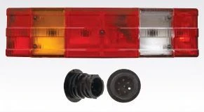 Mercedes Truck Stop Lambası Kanallı Sag Amp Soketli Plakasız Mercedes Actros / Axor / Axor II / Actros Mp2-Mp3 / Uz - Cerkez Pd800-80 ürün görseli