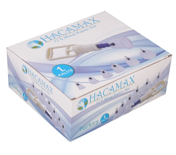 Hacamat Kupası 12’li Çekme Seti Vakumlu Masaj Aleti-Findit - Resim 4