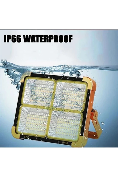 powerdex Taşınabilir Çalışma Ve Kamp Işığı, Güneş Enerjili, 100 W Profesyonel Kamp Çadır Feneri Pd-6060 - Resim 3