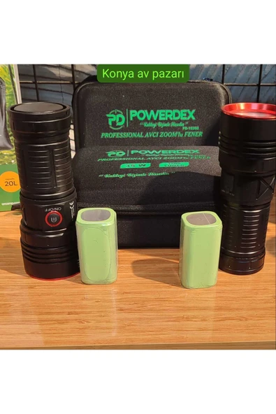 powerdex El Feneri 3500 Lümen 35w Profosyonel Avcı Feneri Zoomlu ürün görseli 1