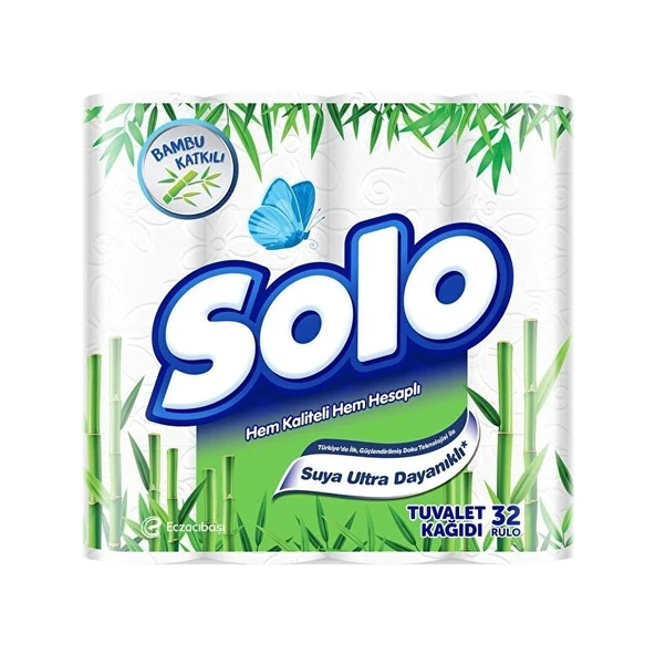 Solo Bambu Katkılı Tuvalet Kağıdı 32'li
