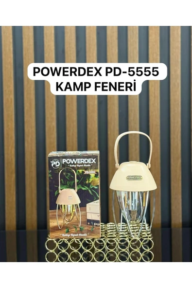 powerdex Retro Dekoratif Taşınabilir Ledli Kamp Feneri PD-5555 ürün görseli 1